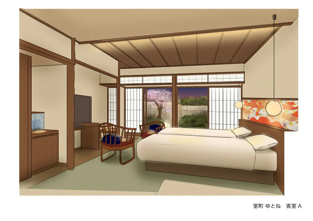 Ryokan Muromachi Yutone Kyokoyado Kjóto
